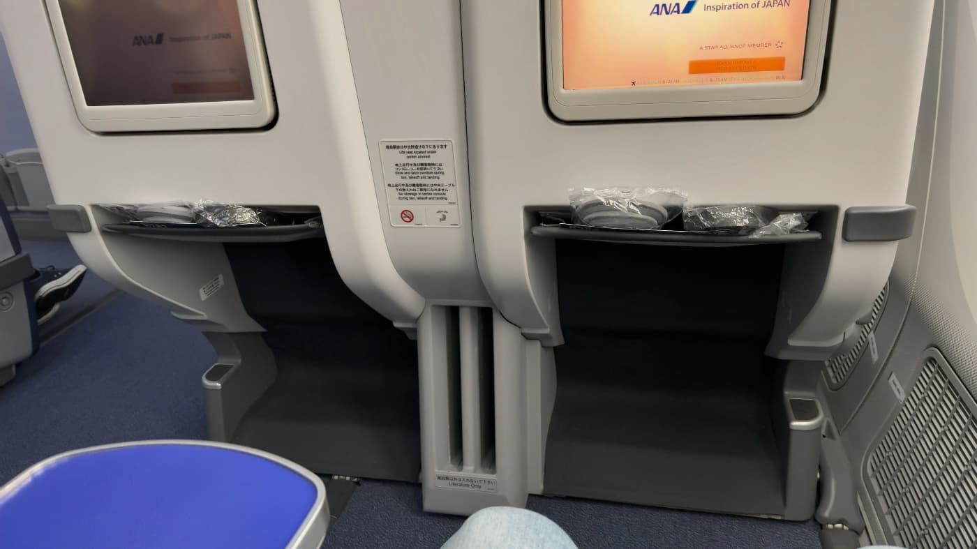 プレミアムエコノミークラスの座席